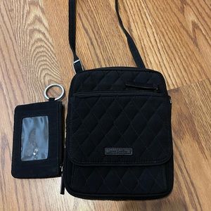 Vera Bradley- Black crossbody